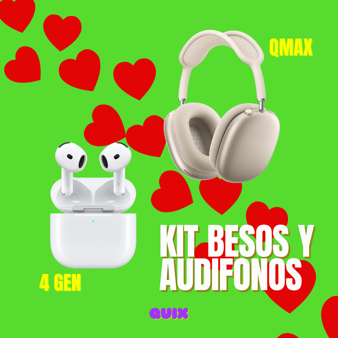 KIT BESOS Y AUDÍFONOS