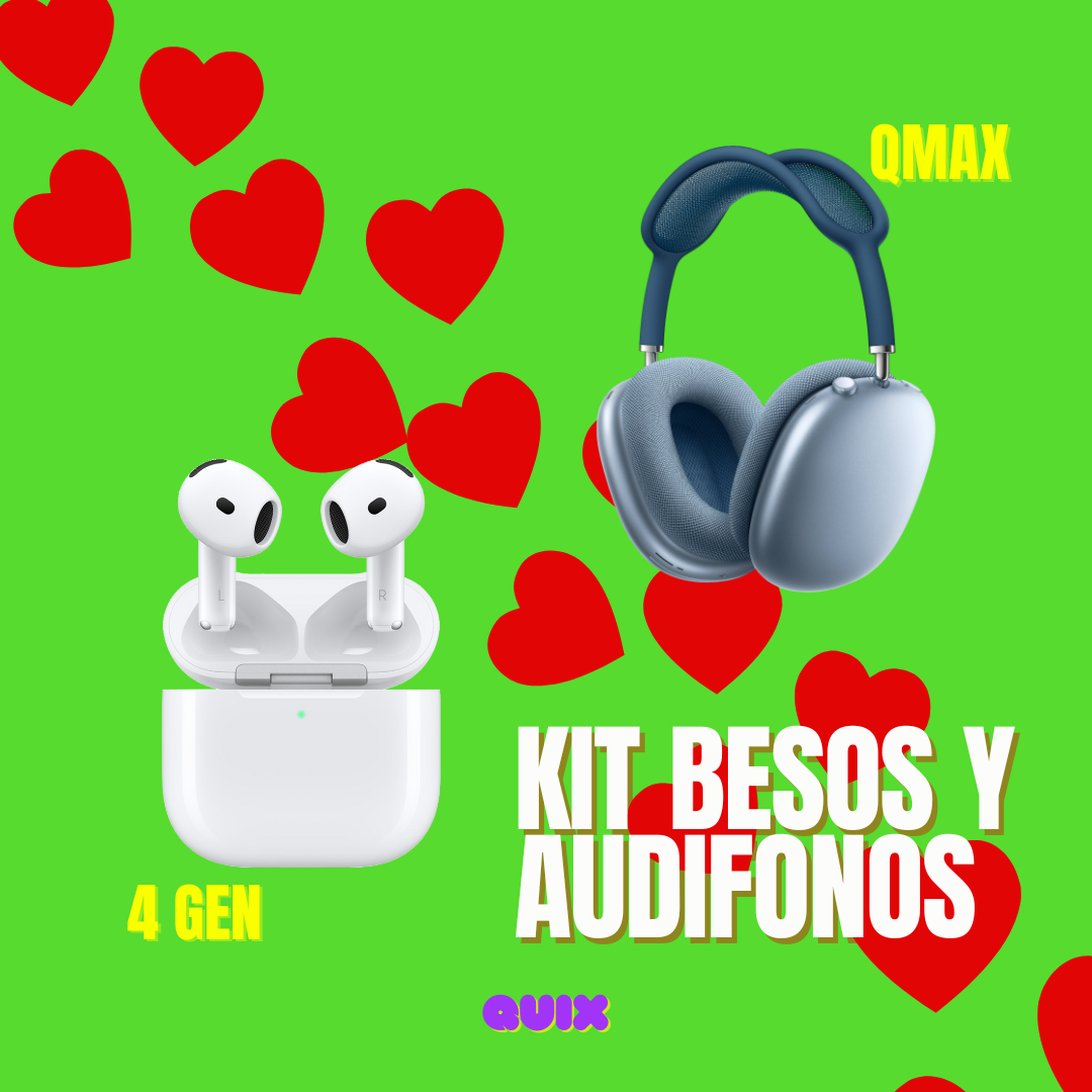 KIT BESOS Y AUDÍFONOS
