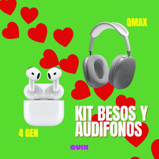 KIT BESOS Y AUDÍFONOS