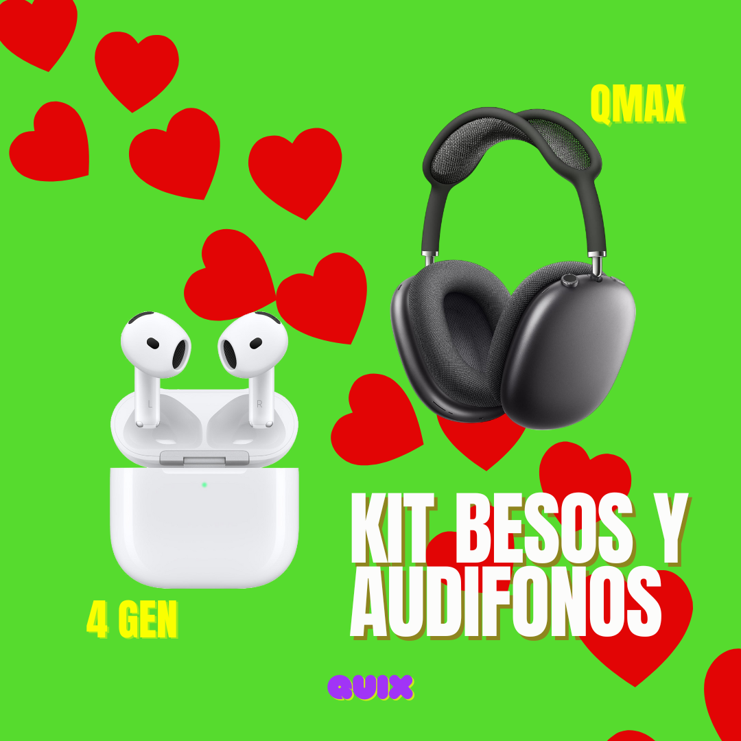 KIT BESOS Y AUDÍFONOS