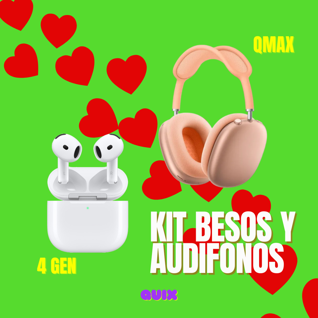 KIT BESOS Y AUDÍFONOS
