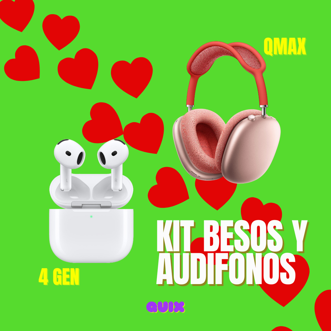 KIT BESOS Y AUDÍFONOS