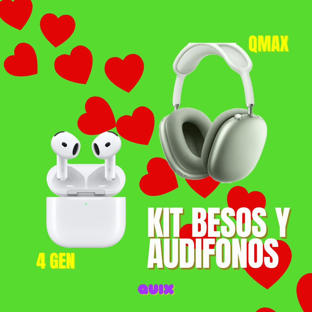 KIT BESOS Y AUDÍFONOS